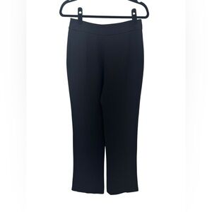 Giorgio Armani Runway Black 100% Silk Pants, Size 6